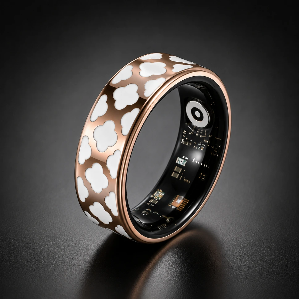 AuraRing™ Smart Wellness Ring (Black)
