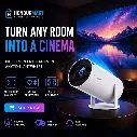 HY300 Smart Projector – Portable Home Cinema with WIFI & Bluetooth